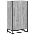 vidaXL Bibliotecă, gri sonoma, 60x35x107,5 cm, lemn prelucrat vidaXL Bibliotecă, gri sonoma, 60x35x107,5 cm, lemn prelucrat