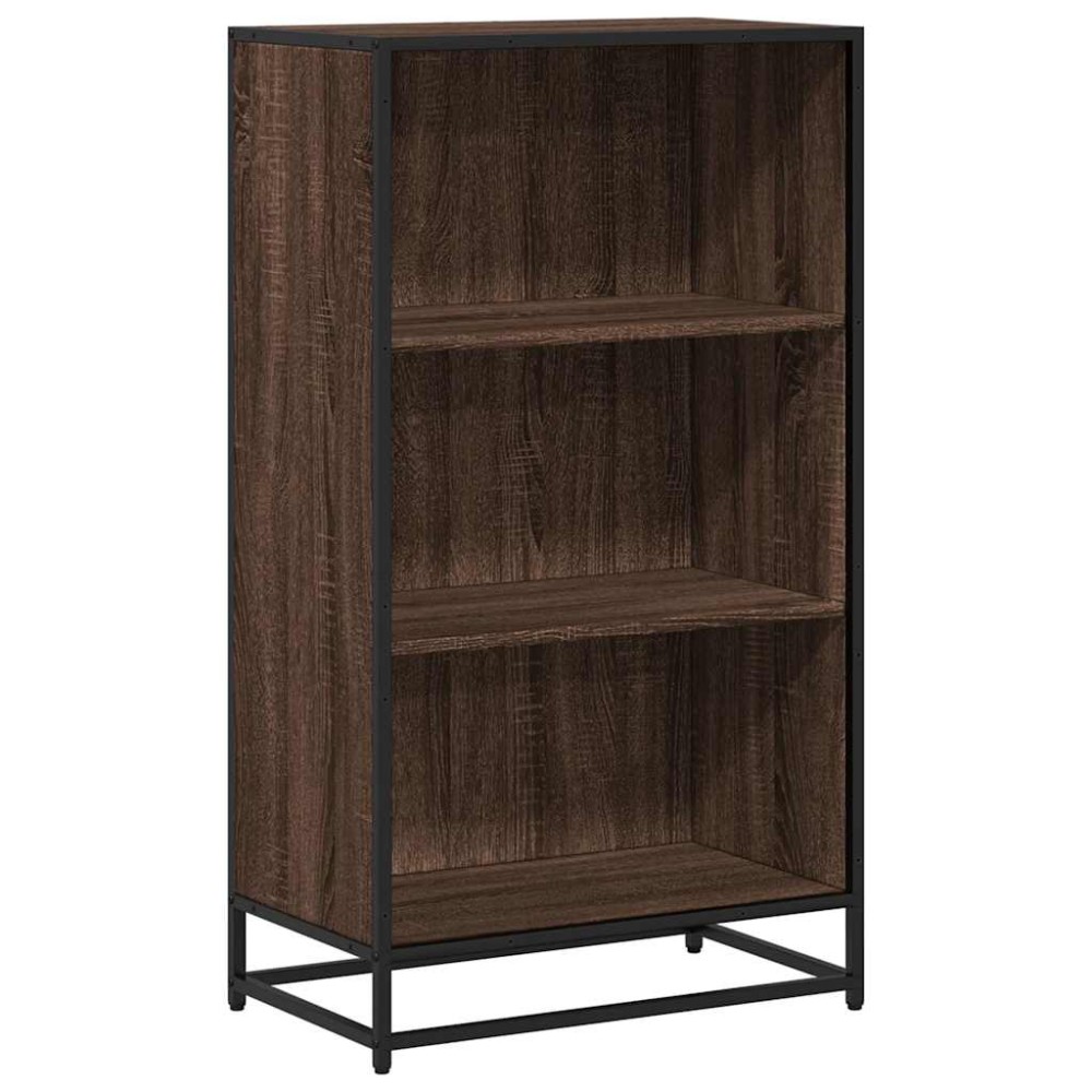 vidaXL Bibliotecă, stejar maro, 60x35x107,5 cm, lemn prelucrat