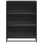 vidaXL Bibliotecă, negru, 80,5x35x107,5 cm, lemn prelucrat vidaXL Bibliotecă, negru, 80,5x35x107,5 cm, lemn prelucrat