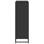 vidaXL Bibliotecă, negru, 80,5x35x107,5 cm, lemn prelucrat vidaXL Bibliotecă, negru, 80,5x35x107,5 cm, lemn prelucrat