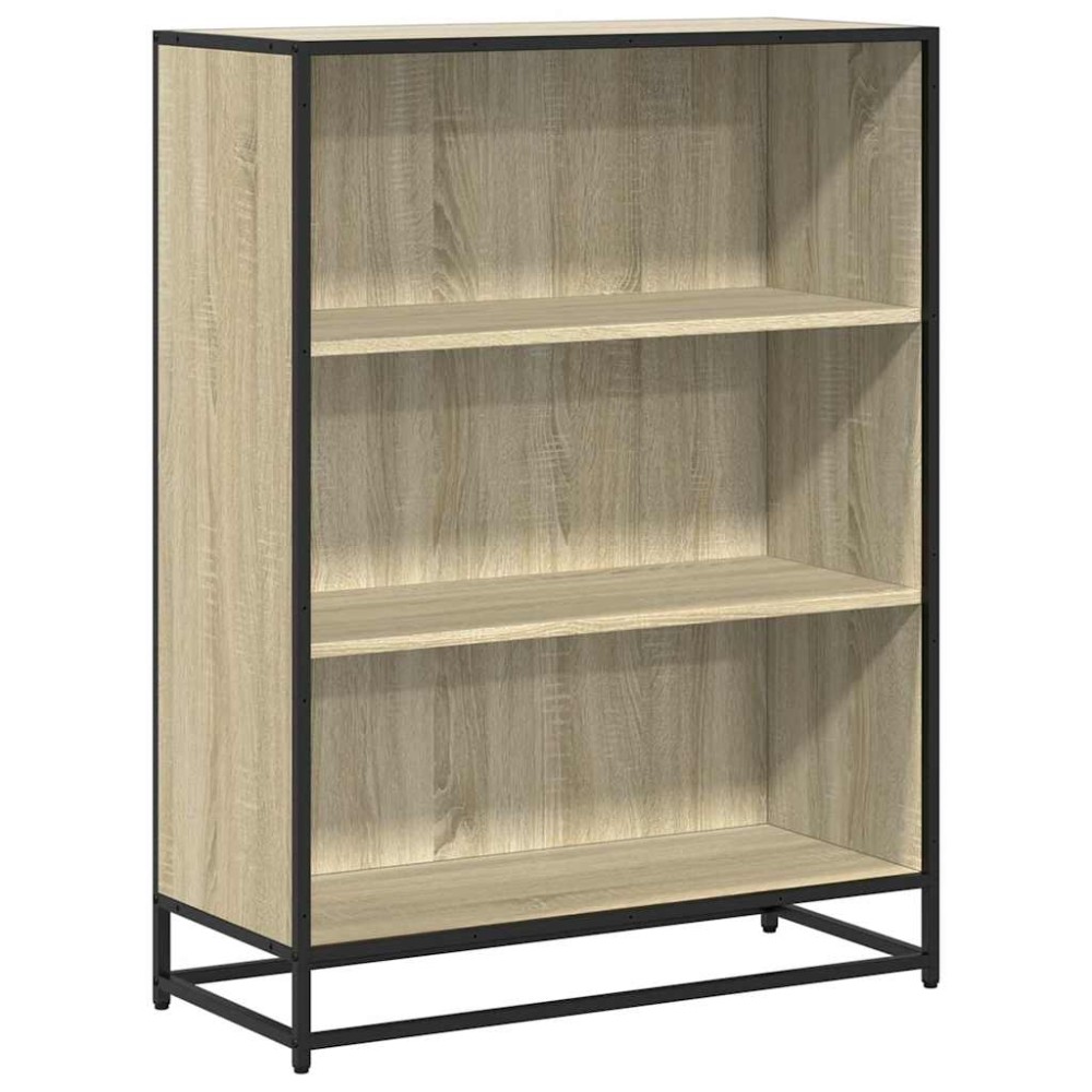 vidaXL Bibliotecă, stejar Sonoma, 80,5x35x107,5 cm, lemn prelucrat