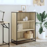 vidaXL Bibliotecă, stejar Sonoma, 80,5x35x107,5 cm, lemn prelucrat vidaXL Bibliotecă, stejar Sonoma, 80,5x35x107,5 cm, lemn prelucrat