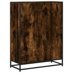 vidaXL Bibliotecă, stejar fumuriu, 80,5x35x107,5 cm, lemn prelucrat vidaXL Bibliotecă, stejar fumuriu, 80,5x35x107,5 cm, lemn prelucrat