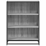 vidaXL Bibliotecă, gri sonoma, 80,5x35x107,5 cm, lemn prelucrat vidaXL Bibliotecă, gri sonoma, 80,5x35x107,5 cm, lemn prelucrat