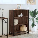vidaXL Bibliotecă, stejar maro, 80,5x35x107,5 cm, lemn prelucrat vidaXL Bibliotecă, stejar maro, 80,5x35x107,5 cm, lemn prelucrat
