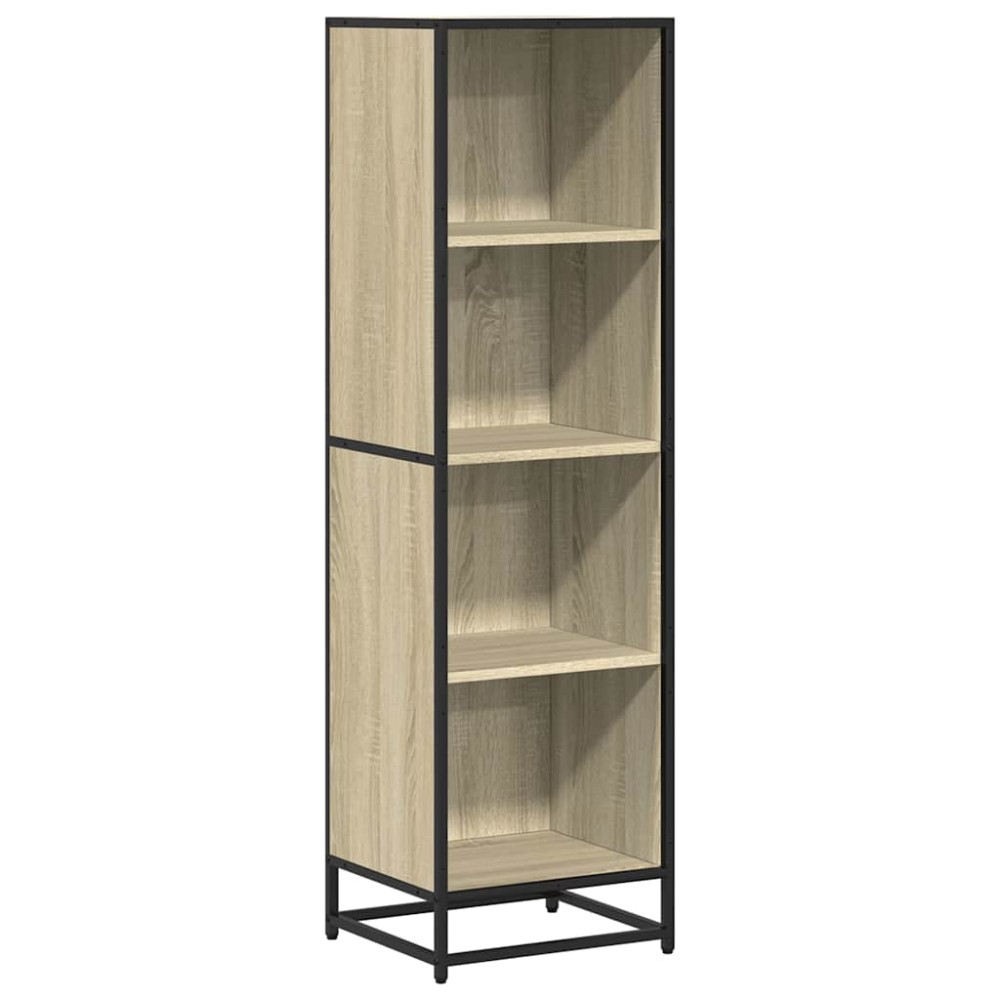 vidaXL Bibliotecă, stejar sonoma, 40x35x139 cm, lemn prelucrat