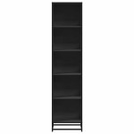 vidaXL Dulap cu cărți negru 40x35x170,5 cm lemn prelucrat vidaXL Dulap cu cărți negru 40x35x170,5 cm lemn prelucrat