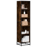 vidaXL Bibliotecă, stejar fumuriu, 40x35x170,5 cm, lemn prelucrat vidaXL Bibliotecă, stejar fumuriu, 40x35x170,5 cm, lemn prelucrat