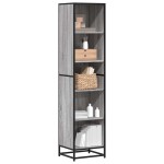 vidaXL Bibliotecă, gri sonoma, 40x35x170,5 cm, lemn prelucrat vidaXL Bibliotecă, gri sonoma, 40x35x170,5 cm, lemn prelucrat