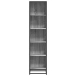 vidaXL Bibliotecă, gri sonoma, 40x35x170,5 cm, lemn prelucrat vidaXL Bibliotecă, gri sonoma, 40x35x170,5 cm, lemn prelucrat