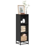 vidaXL Bibliotecă, negru,33,5x33x107,5 cm, lemn prelucrat vidaXL Bibliotecă, negru,33,5x33x107,5 cm, lemn prelucrat