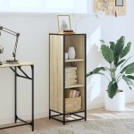 vidaXL Bibliotecă, stejar Sonoma,33,5x33x107,5 cm, PAL