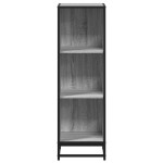 vidaXL Bibliotecă, gri sonoma, 33,5x33x107,5 cm, lemn prelucrat vidaXL Bibliotecă, gri sonoma, 33,5x33x107,5 cm, lemn prelucrat