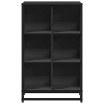 vidaXL Bibliotecă, negru, 65,5x33x107,5 cm, lemn prelucrat vidaXL Bibliotecă, negru, 65,5x33x107,5 cm, lemn prelucrat