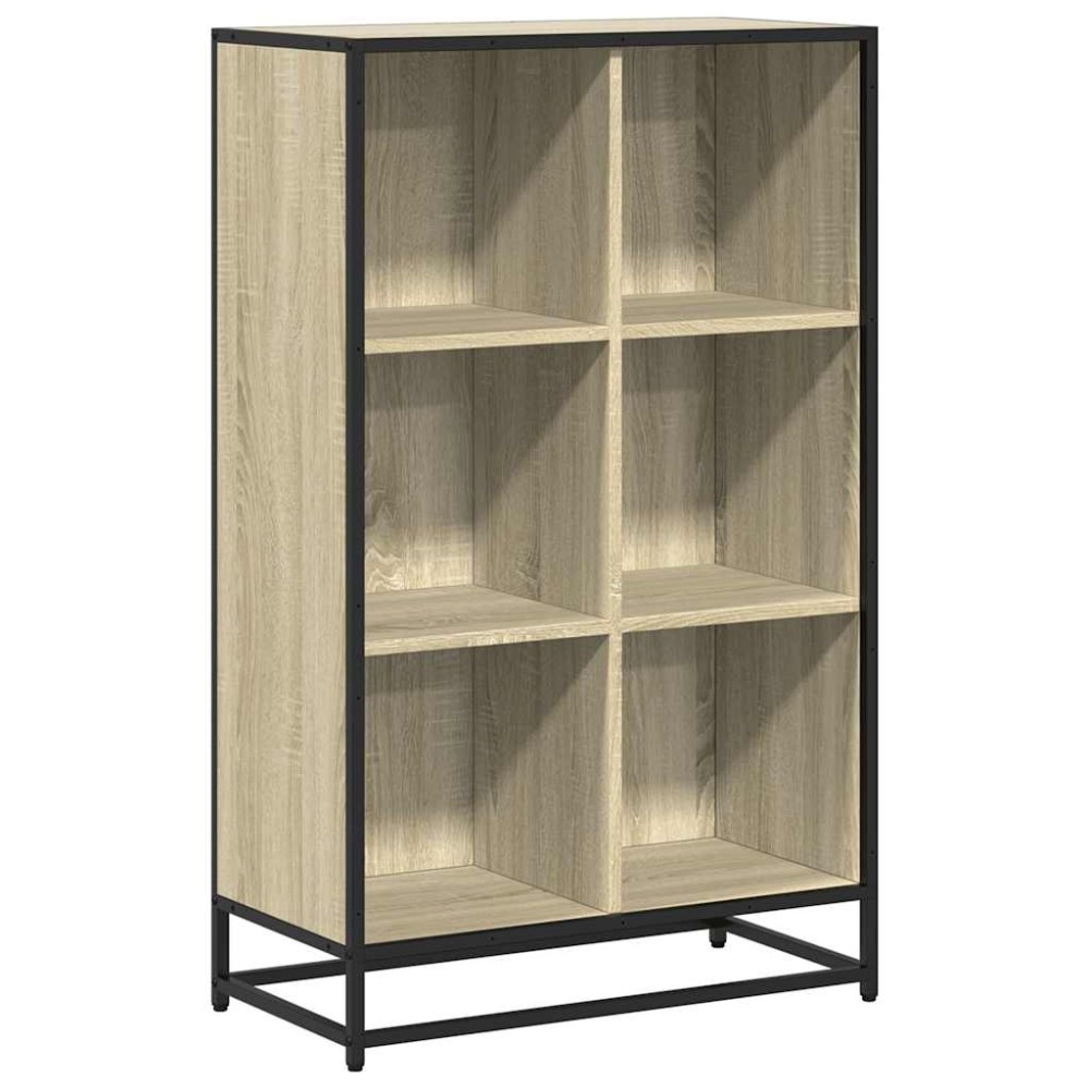 vidaXL Bibliotecă, stejar Sonoma, 65,5x33x107,5 cm, PAL