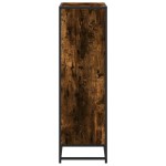 vidaXL Bibliotecă, stejar fumuriu, 65,5x33x107,5 cm, lemn prelucrat vidaXL Bibliotecă, stejar fumuriu, 65,5x33x107,5 cm, lemn prelucrat