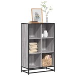 vidaXL Bibliotecă, gri sonoma, 65,5x33x107,5 cm, lemn prelucrat vidaXL Bibliotecă, gri sonoma, 65,5x33x107,5 cm, lemn prelucrat