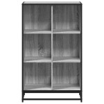vidaXL Bibliotecă, gri sonoma, 65,5x33x107,5 cm, lemn prelucrat vidaXL Bibliotecă, gri sonoma, 65,5x33x107,5 cm, lemn prelucrat