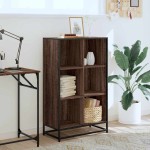 vidaXL Bibliotecă, stejar maro, 65,5x33x107,5 cm, lemn prelucrat vidaXL Bibliotecă, stejar maro, 65,5x33x107,5 cm, lemn prelucrat