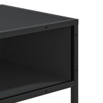 vidaXL Măsuță consolă, negru, 90x35x80 cm, lemn prelucrat vidaXL Măsuță consolă, negru, 90x35x80 cm, lemn prelucrat