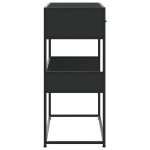 vidaXL Măsuță consolă, negru, 90x35x80 cm, lemn prelucrat vidaXL Măsuță consolă, negru, 90x35x80 cm, lemn prelucrat