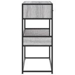 vidaXL Măsuță consolă, gri sonoma, 90x35x80 cm, lemn prelucrat vidaXL Măsuță consolă, gri sonoma, 90x35x80 cm, lemn prelucrat