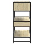 vidaXL Măsuță consolă, stejar sonoma, 90x35x80 cm, lemn prelucrat vidaXL Măsuță consolă, stejar sonoma, 90x35x80 cm, lemn prelucrat