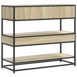 vidaXL Măsuță consolă, stejar sonoma, 90x35x80 cm, lemn prelucrat vidaXL Măsuță consolă, stejar sonoma, 90x35x80 cm, lemn prelucrat