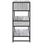 vidaXL Măsuță consolă, gri sonoma, 90x35x80 cm, lemn prelucrat vidaXL Măsuță consolă, gri sonoma, 90x35x80 cm, lemn prelucrat