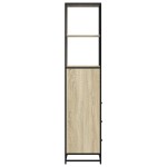 vidaXL Dulap de baie, stejar sonoma, 35x37,5x166 cm, lemn prelucrat vidaXL Dulap de baie, stejar sonoma, 35x37,5x166 cm, lemn prelucrat