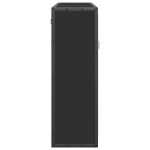 vidaXL Dulap cu oglindă pentru baie neagră 65x20x60 cm lemn prelucrat vidaXL Dulap cu oglindă pentru baie neagră 65x20x60 cm lemn prelucrat