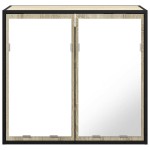 vidaXL Dulap baie cu oglindă stejar sonoma 65x20x60 cm lemn compozit vidaXL Dulap baie cu oglindă stejar sonoma 65x20x60 cm lemn compozit