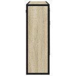 vidaXL Dulap baie cu oglindă stejar sonoma 65x20x60 cm lemn compozit