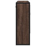 vidaXL Dulap de baie cu oglindă stejar maro 65x20x60 cm lemn compozit vidaXL Dulap de baie cu oglindă stejar maro 65x20x60 cm lemn compozit