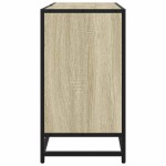 vidaXL Dulap de chiuvetă baie stejar sonoma 65x33x60 cm lemn prelucrat vidaXL Dulap de chiuvetă baie stejar sonoma 65x33x60 cm lemn prelucrat