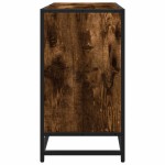 vidaXL Dulap pentru chiuvetă de baie stejar afumat 65x33x60 cm lemn vidaXL Dulap pentru chiuvetă de baie stejar afumat 65x33x60 cm lemn
