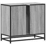vidaXL Dulap pentru chiuvetă de baie gri Sonoma 65x33x60 cm lemn vidaXL Dulap pentru chiuvetă de baie gri Sonoma 65x33x60 cm lemn