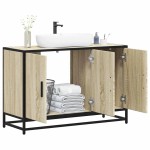 vidaXL Dulap pentru chiuveta de baie stejar Sonoma 90x33x60 cm lemn vidaXL Dulap pentru chiuveta de baie stejar Sonoma 90x33x60 cm lemn