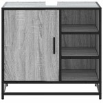 vidaXL Dulap pentru chiuvetă de baie gri Sonoma 65x33x60 cm lemn vidaXL Dulap pentru chiuvetă de baie gri Sonoma 65x33x60 cm lemn