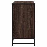 vidaXL Dulap chiuveta de baie, stejar maro, 80x33x60 cm, lemn compozit