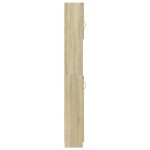 vidaXL Dulap de baie, stejar Sonoma, 32x25,5x190 cm, PAL vidaXL Dulap de baie, stejar Sonoma, 32x25,5x190 cm, PAL