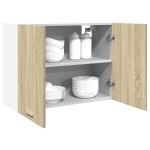 vidaXL Dulap suspendat “Lyon”, stejar Sonoma, 80 x 31 x 60 cm, PAL vidaXL Dulap suspendat “Lyon”, stejar Sonoma, 80 x 31 x 60 cm, PAL