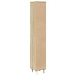 vidaXL Dulap de baie, stejar sonoma, 30,5x30x179 cm, lemn prelucrat