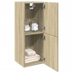 vidaXL Dulap de baie, stejar Sonoma, 30x30x80 cm, PAL vidaXL Dulap de baie, stejar Sonoma, 30x30x80 cm, PAL