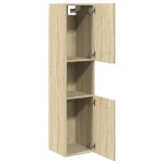 vidaXL Dulap de baie, stejar sonoma, 30x30x130 cm, lemn prelucrat vidaXL Dulap de baie, stejar sonoma, 30x30x130 cm, lemn prelucrat