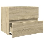 vidaXL Dulap de chiuvetă, stejar sonoma, 60 x 38,5 x 45 cm, PAL vidaXL Dulap de chiuvetă, stejar sonoma, 60 x 38,5 x 45 cm, PAL