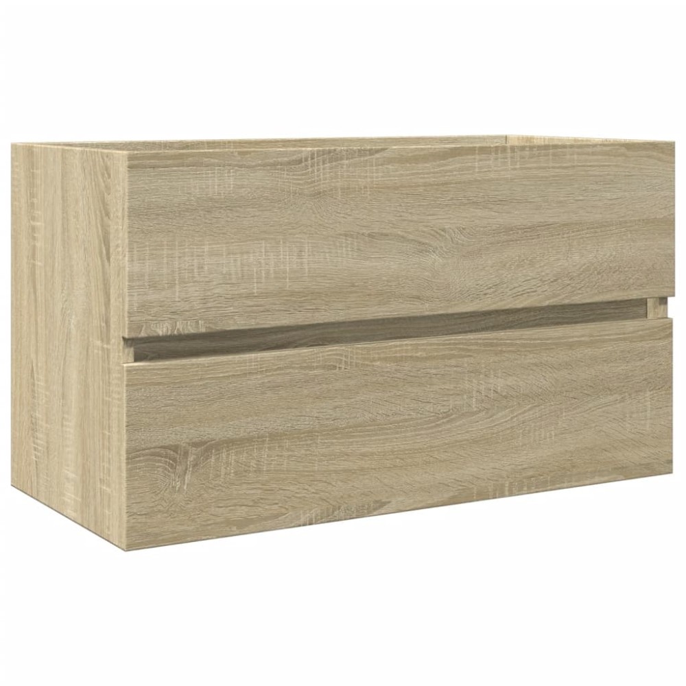 vidaXL Dulap de chiuvetă, stejar Sonoma, 80x38,5x45 cm, PAL