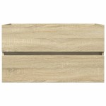vidaXL Dulap de chiuvetă, stejar Sonoma, 80x38,5x45 cm, PAL vidaXL Dulap de chiuvetă, stejar Sonoma, 80x38,5x45 cm, PAL