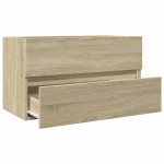 vidaXL Dulap de chiuvetă, stejar Sonoma, 80x38,5x45 cm, PAL vidaXL Dulap de chiuvetă, stejar Sonoma, 80x38,5x45 cm, PAL