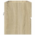 vidaXL Dulap de chiuvetă, stejar sonoma, 90x38,5x45 cm, PAL vidaXL Dulap de chiuvetă, stejar sonoma, 90x38,5x45 cm, PAL